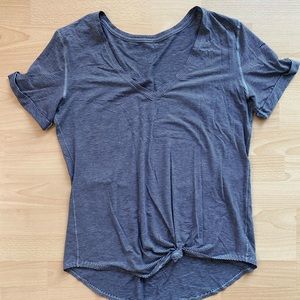 Lululemon Love Tee Grey Stripe 10